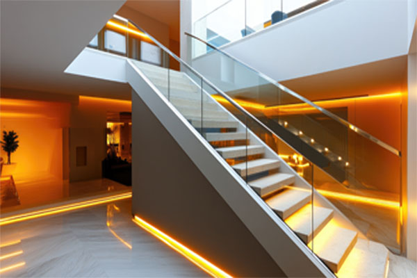 Wohnung mit LED Beleuchtung